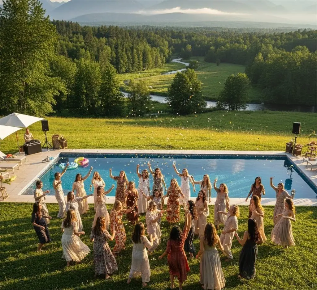 Fiesta en la piscina